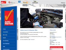 Tablet Screenshot of johansen-biler.dk